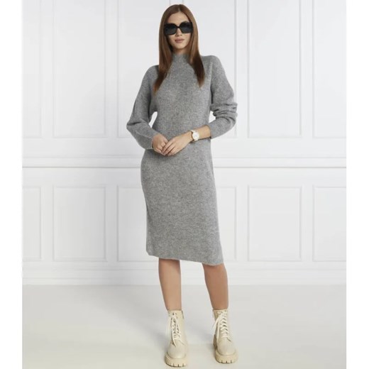 BOSS ORANGE Sukienka C_Fagdasa | z dodatkiem wełny ze sklepu Gomez Fashion Store w kategorii Sukienki - zdjęcie 184504785