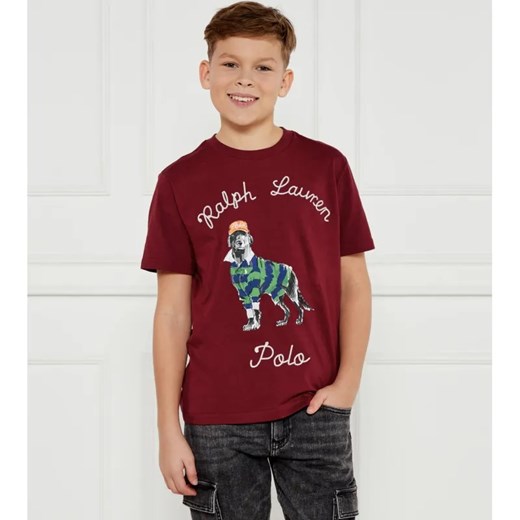 POLO RALPH LAUREN T-shirt | Regular Fit ze sklepu Gomez Fashion Store w kategorii T-shirty chłopięce - zdjęcie 184504838