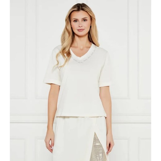 Liu Jo Sport T-shirt | Regular Fit ze sklepu Gomez Fashion Store w kategorii Bluzki damskie - zdjęcie 184504927