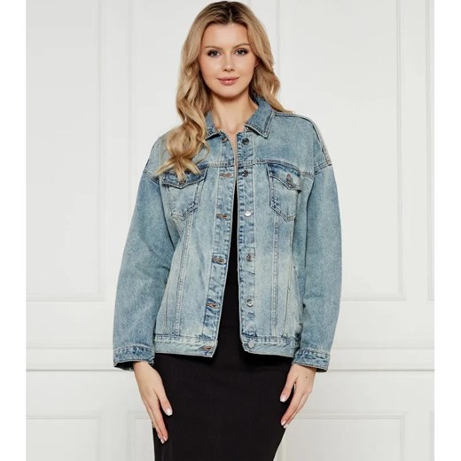Armani Exchange Kurtka jeansowa | Oversize fit ze sklepu Gomez Fashion Store w kategorii Kurtki damskie - zdjęcie 184505005