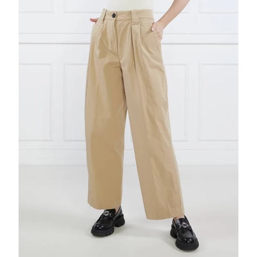 HUGO Spodnie Hanico | Loose fit ze sklepu Gomez Fashion Store w kategorii Spodnie damskie - zdjęcie 184505046