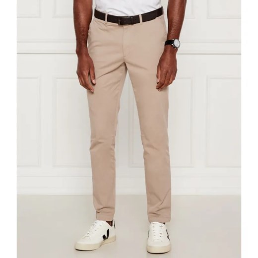 BOSS BLACK Spodnie chino Kaito1 | Slim Fit | stretch ze sklepu Gomez Fashion Store w kategorii Spodnie męskie - zdjęcie 184505087