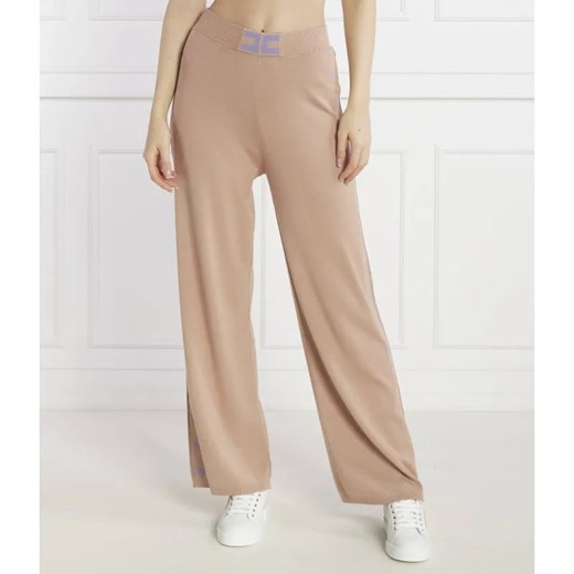Elisabetta Franchi Spodnie dzianinowe | Regular Fit ze sklepu Gomez Fashion Store w kategorii Spodnie damskie - zdjęcie 184505186