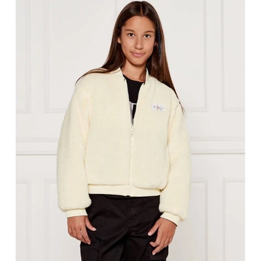 Calvin Klein Jeans Dwustronna kurtka bomber | Relaxed fit ze sklepu Gomez Fashion Store w kategorii Kurtki dziewczęce - zdjęcie 184505358