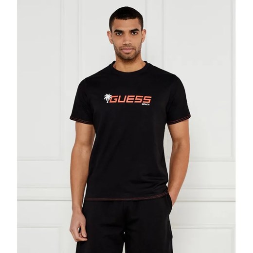 Guess Underwear  T-shirt PALM LOGO | Regular Fit ze sklepu Gomez Fashion Store w kategorii T-shirty męskie - zdjęcie 184505399