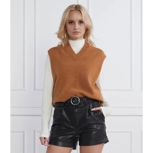 Samsøe Samsøe Wełniana kamizelka | Relaxed fit ze sklepu Gomez Fashion Store w kategorii Kamizelki damskie - zdjęcie 184505507