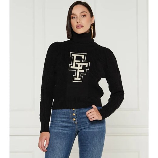 Elisabetta Franchi Wełniany golf | Regular Fit ze sklepu Gomez Fashion Store w kategorii Swetry damskie - zdjęcie 184505535