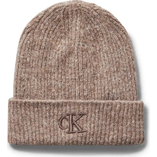 Calvin Klein Jeans Czapka | z dodatkiem wełny ze sklepu Gomez Fashion Store w kategorii Czapki zimowe damskie - zdjęcie 184505568