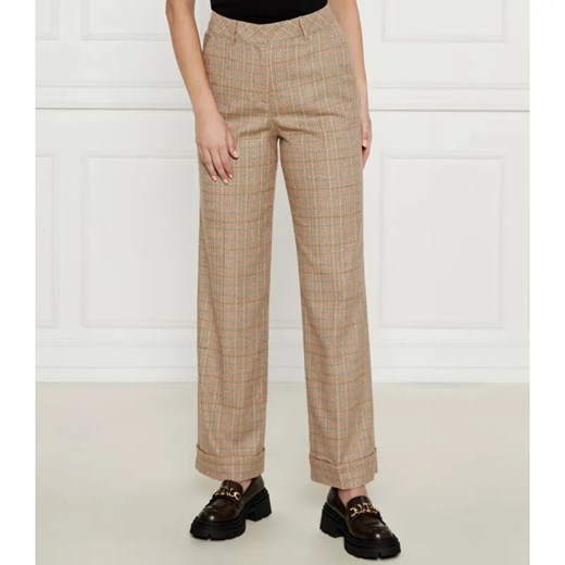 Marc Cain Spodnie WUKARI | flare fit | z dodatkiem wełny ze sklepu Gomez Fashion Store w kategorii Spodnie damskie - zdjęcie 184505655
