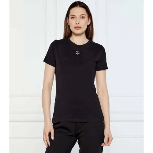 BOSS ORANGE T-shirt C_Elogo_21 | Regular Fit ze sklepu Gomez Fashion Store w kategorii Bluzki damskie - zdjęcie 184505689