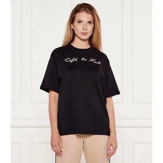 Karl Lagerfeld T-shirt Karl Lagerfeld x Jorge Parra | Oversize fit ze sklepu Gomez Fashion Store w kategorii Bluzki damskie - zdjęcie 184505699