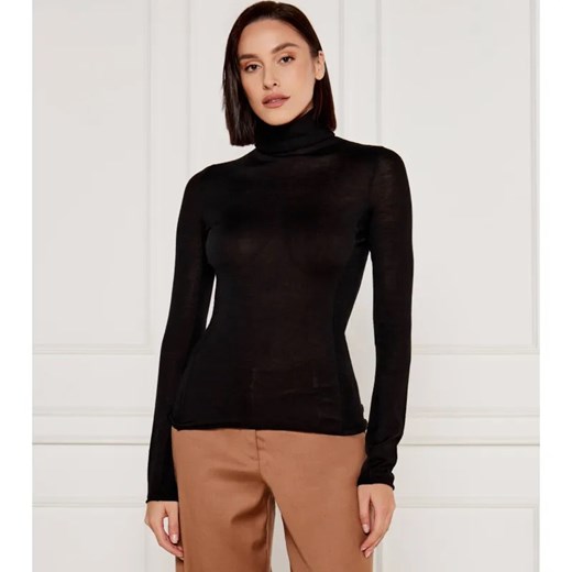 Pinko Wełniany golf SACRO DOLCEVITA | Slim Fit | z dodatkiem jedwabiu ze sklepu Gomez Fashion Store w kategorii Swetry damskie - zdjęcie 184505818