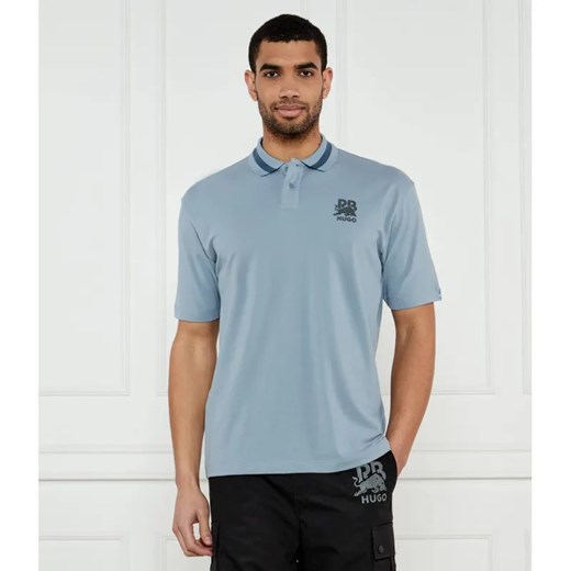 HUGO Polo Dodac_RB | HUGO X RACING BULLS | Relaxed fit ze sklepu Gomez Fashion Store w kategorii T-shirty męskie - zdjęcie 184505827