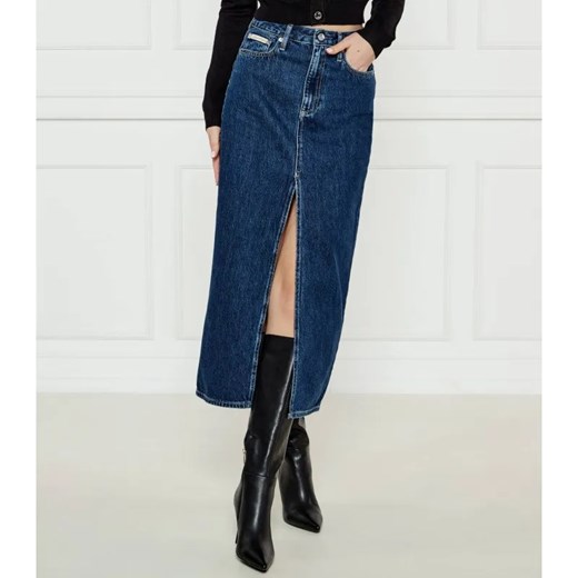 Calvin Klein Jeans Jeansowa spódnica ze sklepu Gomez Fashion Store w kategorii Spódnice - zdjęcie 184505928