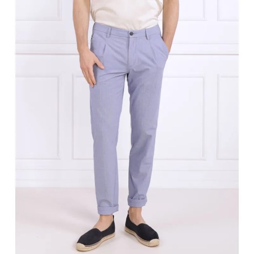BOSS BLACK Spodnie Kaito1-PL | z dodatkiem lnu ze sklepu Gomez Fashion Store w kategorii Spodnie męskie - zdjęcie 184505945