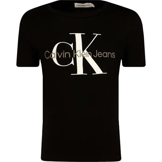 Calvin Klein Jeans T-shirt | Regular Fit ze sklepu Gomez Fashion Store w kategorii Bluzki dziewczęce - zdjęcie 184506029