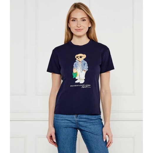 POLO RALPH LAUREN T-shirt | Regular Fit ze sklepu Gomez Fashion Store w kategorii Bluzki damskie - zdjęcie 184506036