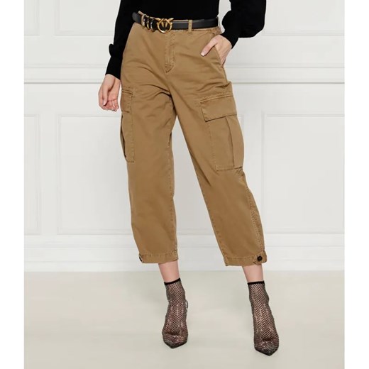 Pinko Spodnie cargo SONATA | Loose fit ze sklepu Gomez Fashion Store w kategorii Spodnie damskie - zdjęcie 184506217