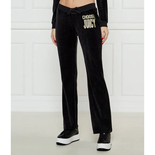 Juicy Couture Spodnie dresowe CASIA | Slim Fit | low rise ze sklepu Gomez Fashion Store w kategorii Spodnie damskie - zdjęcie 184506435