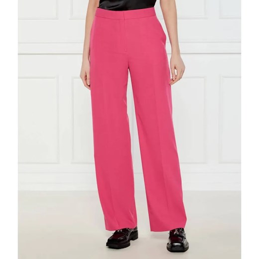 HUGO Spodnie Hambali | Relaxed fit ze sklepu Gomez Fashion Store w kategorii Spodnie damskie - zdjęcie 184506467