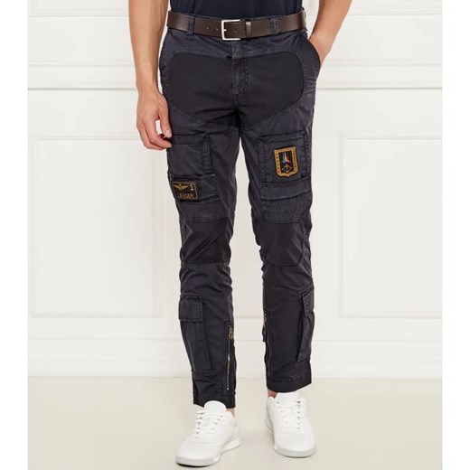 Aeronautica Militare Spodnie cargo | Regular Fit ze sklepu Gomez Fashion Store w kategorii Spodnie męskie - zdjęcie 184506487