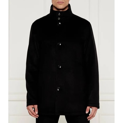BOSS BLACK Wełniany płaszcz H-Coxtan | z dodatkiem kaszmiru ze sklepu Gomez Fashion Store w kategorii Płaszcze męskie - zdjęcie 184506516