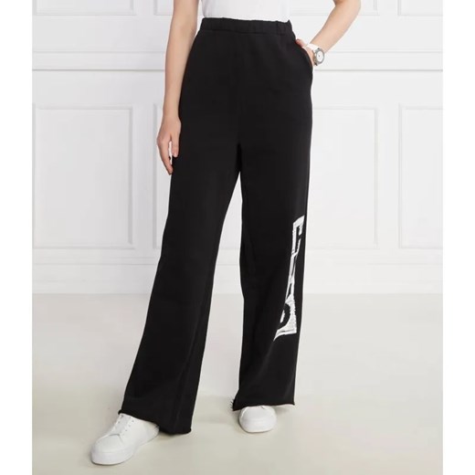 HUGO Spodnie dresowe Nasuede | Loose fit ze sklepu Gomez Fashion Store w kategorii Spodnie damskie - zdjęcie 184506606
