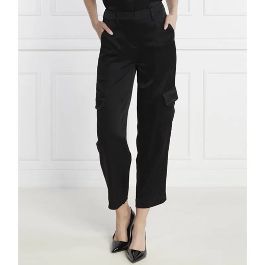 Michael Kors Spodnie SATIN CARGO PANT | Loose fit ze sklepu Gomez Fashion Store w kategorii Spodnie damskie - zdjęcie 184506667