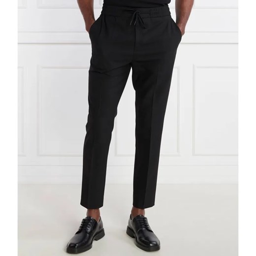 HUGO Wełniane spodnie Howard231X | Slim Fit ze sklepu Gomez Fashion Store w kategorii Spodnie męskie - zdjęcie 184506686