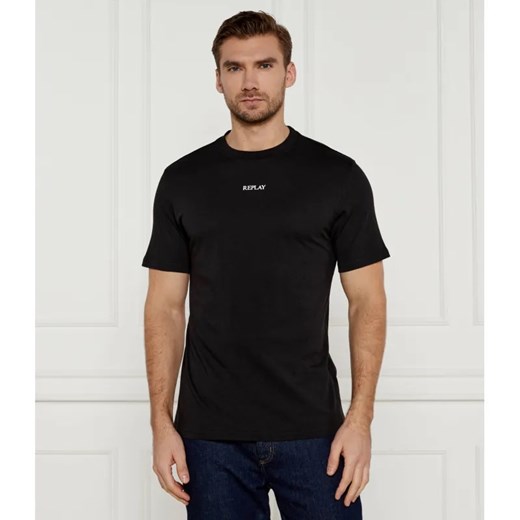 Replay T-shirt | Regular Fit ze sklepu Gomez Fashion Store w kategorii T-shirty męskie - zdjęcie 184506786