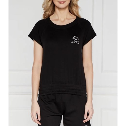 Emporio Armani T-shirt | Regular Fit ze sklepu Gomez Fashion Store w kategorii Bluzki damskie - zdjęcie 184506817