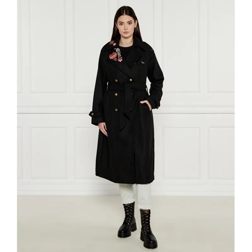 Aeronautica Militare Płaszcz | z dodatkiem wełny ze sklepu Gomez Fashion Store w kategorii Płaszcze damskie - zdjęcie 184506907