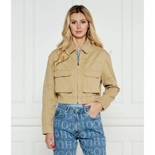 Hugo Blue Kurtka Adana-1-D_B | Cropped Fit ze sklepu Gomez Fashion Store w kategorii Kurtki damskie - zdjęcie 184506908