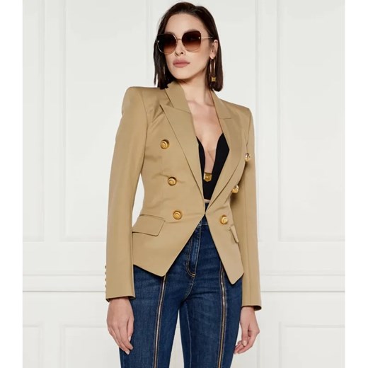 Balmain Marynarka | Slim Fit | z dodatkiem jedwabiu ze sklepu Gomez Fashion Store w kategorii Marynarki damskie - zdjęcie 184506995