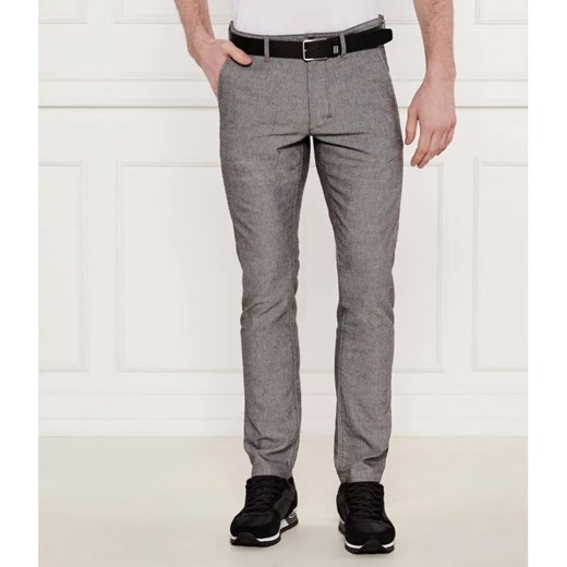 BOSS ORANGE Spodnie chino | Slim Fit | z dodatkiem lnu ze sklepu Gomez Fashion Store w kategorii Spodnie męskie - zdjęcie 184506996
