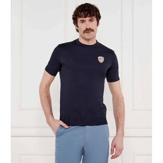 BLAUER T-shirt FAXON | Regular Fit ze sklepu Gomez Fashion Store w kategorii T-shirty męskie - zdjęcie 184507028