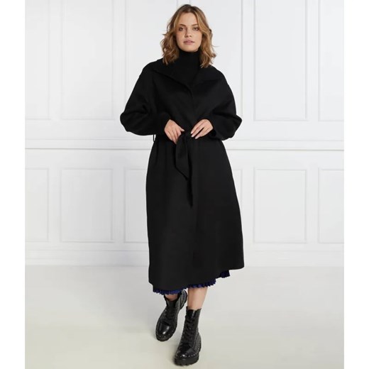 Armani Exchange Wełniany płaszcz ze sklepu Gomez Fashion Store w kategorii Płaszcze damskie - zdjęcie 184507036