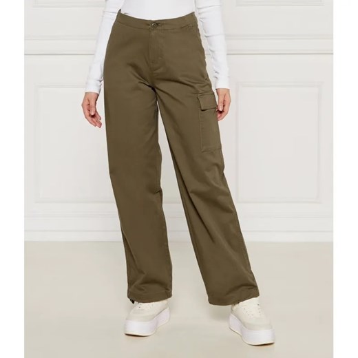 Calvin Klein Jeans Spodnie cargo | Regular Fit ze sklepu Gomez Fashion Store w kategorii Spodnie damskie - zdjęcie 184507137