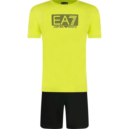 EA7 Piżama | Regular Fit ze sklepu Gomez Fashion Store w kategorii Piżamy dziecięce - zdjęcie 184507138