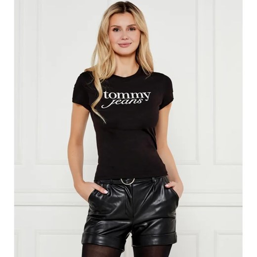Tommy Jeans T-shirt | Slim Fit ze sklepu Gomez Fashion Store w kategorii Bluzki damskie - zdjęcie 184507145