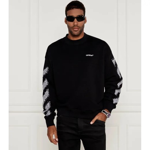 OFF-WHITE Bluza Pixel diag skate | Regular Fit ze sklepu Gomez Fashion Store w kategorii Bluzy męskie - zdjęcie 184507149