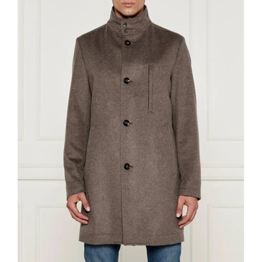 BOSS BLACK Wełniany płaszcz H-Hyde-SU-244 | z dodatkiem kaszmiru 52 okazyjna cena Gomez Fashion Store