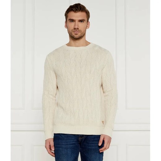GUESS Sweter EVANDER | Regular Fit | z dodatkiem wełny Guess S Gomez Fashion Store promocyjna cena