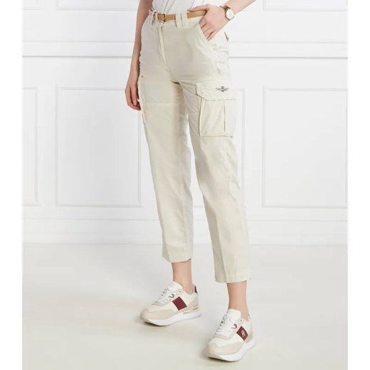 Aeronautica Militare Spodnie cargo | Regular Fit ze sklepu Gomez Fashion Store w kategorii Spodnie damskie - zdjęcie 184507318