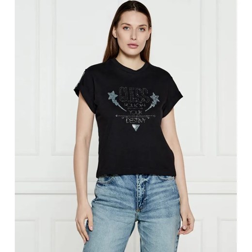 GUESS T-shirt | Regular Fit ze sklepu Gomez Fashion Store w kategorii Bluzki damskie - zdjęcie 184507438