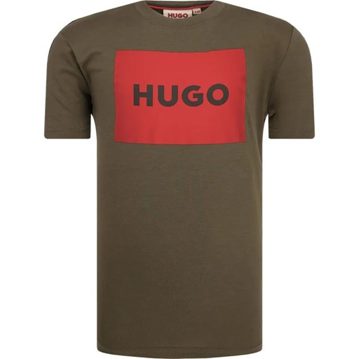 HUGO KIDS T-shirt | Regular Fit ze sklepu Gomez Fashion Store w kategorii T-shirty chłopięce - zdjęcie 184507439