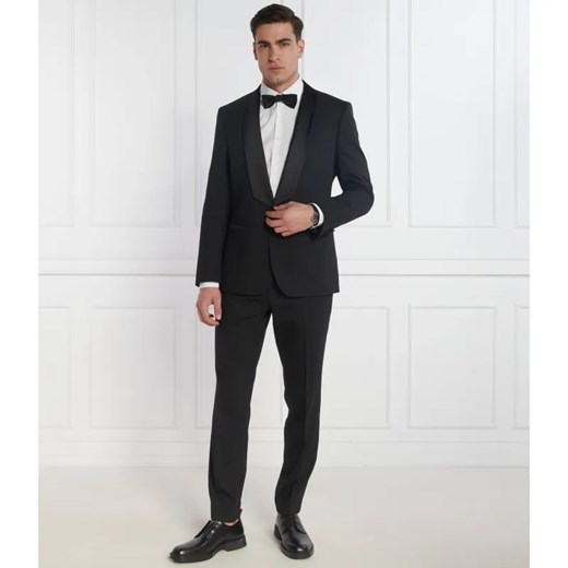 HUGO Garnitur Henry/Getlin | Slim Fit | z dodatkiem wełny ze sklepu Gomez Fashion Store w kategorii Garnitury męskie - zdjęcie 184507475