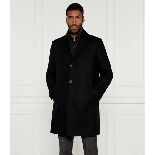 HUGO Wełniany płaszcz Milogan2441 ze sklepu Gomez Fashion Store w kategorii Płaszcze męskie - zdjęcie 184507677