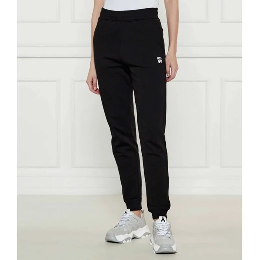 HUGO Spodnie dresowe Nelfinia | Regular Fit ze sklepu Gomez Fashion Store w kategorii Spodnie damskie - zdjęcie 184507687