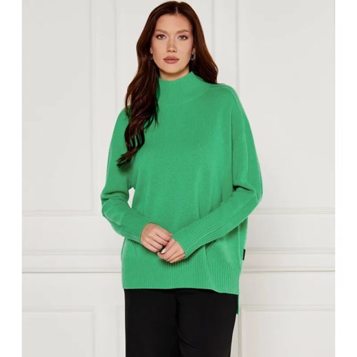 Marc Cain Wełniany sweter | Loose fit | z dodatkiem kaszmiru ze sklepu Gomez Fashion Store w kategorii Swetry damskie - zdjęcie 184507689